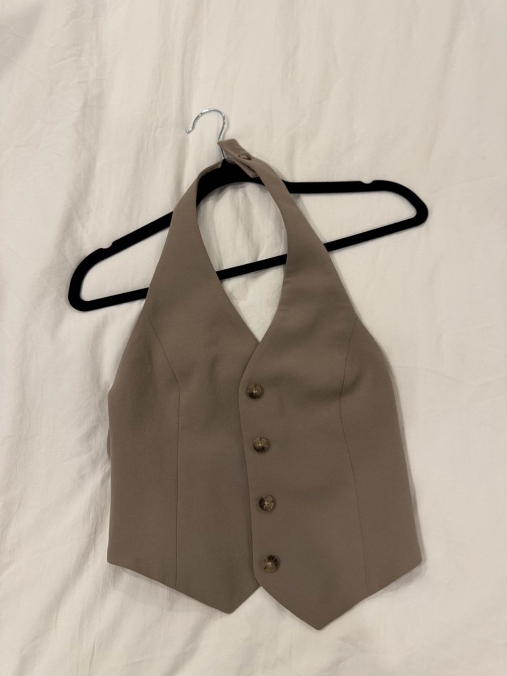 Wilfred Neutral Taupe Halter Vest
